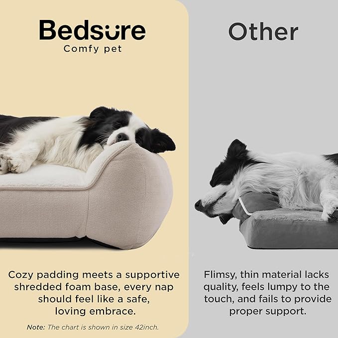 Bedsure SupportMax™ XL Pro Orthopedic Dog Beds Large Sized Dog - Image 3