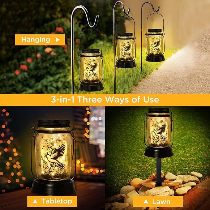 kyoryuger Cardinal Gifts for Women/Men Cardinal Solar Lanterns Mom Grandma - Image 6