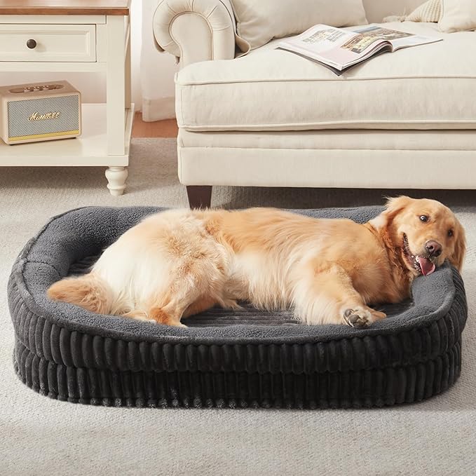 Orthopedic Dog Bed for Extra Large Dogs Breeds, High Density Egg Crate Foam Dog - Image 9
