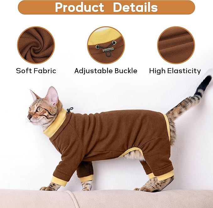 PUMYPOREITY Cat Hair Sticky Shirt – Breathable & Lightweight, Prevents Licking - Image 4