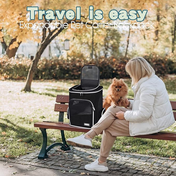 BAGLHER Expandable Pet Carrier Backpack，Pet Backpack - Image 7