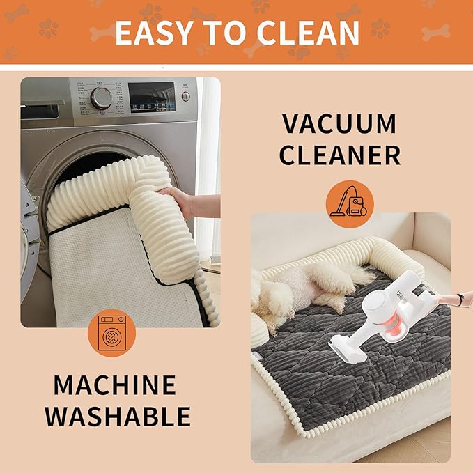 HAOMAIJIA Dog Couch Bed for Small Dogs, Non Slip Pet Couch Covers for Sofa - Image 7