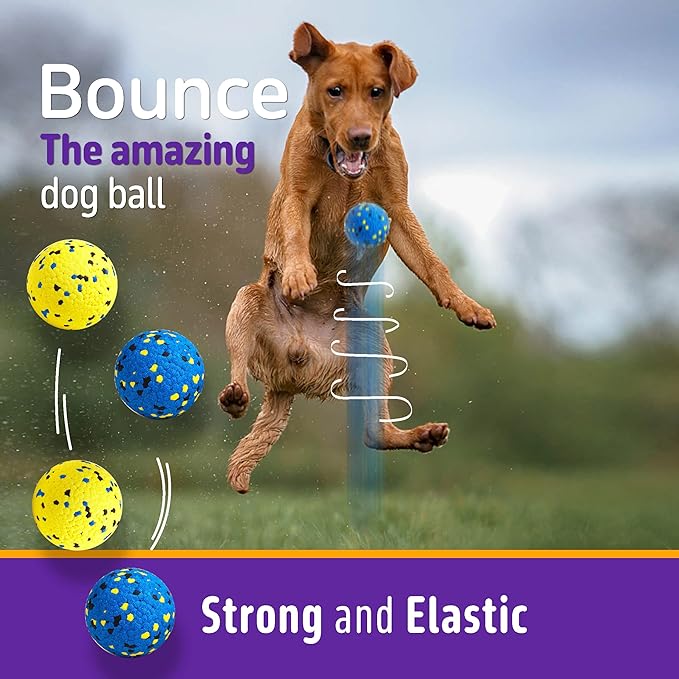 Dog Balls Tennis Ball Dog Toys for Aggressive Chewers, Floating Water Toy - Image 4