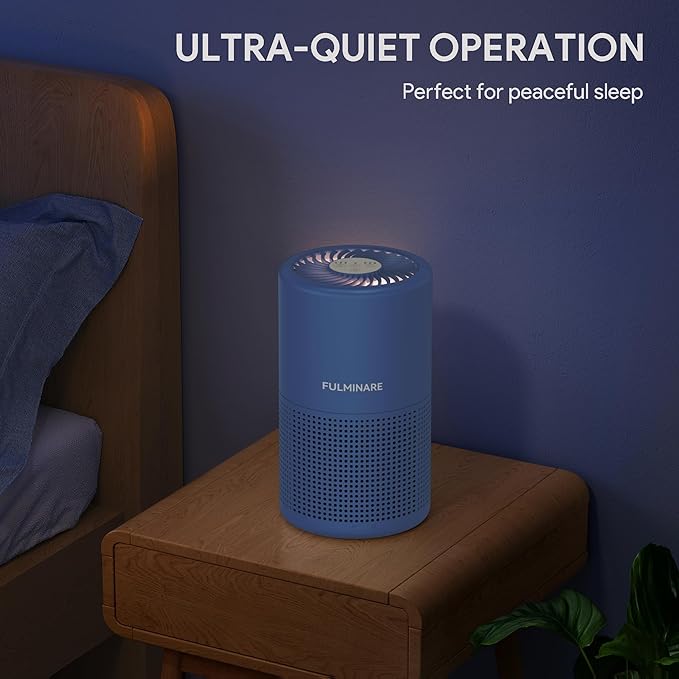 FULMINARE Air Purifiers for Home Bedroom H13 HEPA Air Purifier, 3 Speeds - Image 9