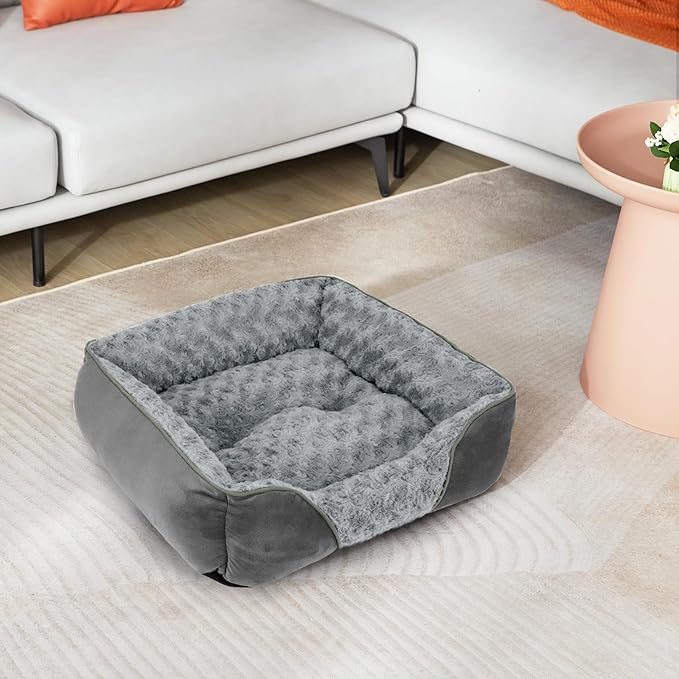 INVENHO Large Dog Bed Rectangle Washable Orthopedic Soft Calming Sleeping - Image 7