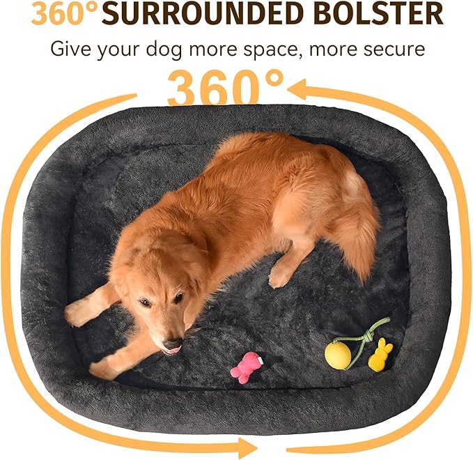 Orthopedic Waterproof Large Dog Bed: Memory Foam Washable Dog Bed - Image 4