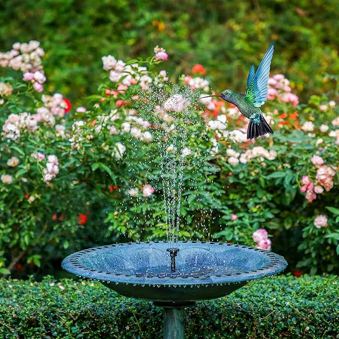 AISITIN 2.5W Solar Bird Bath Fountain, Solar Fountain - Image 4