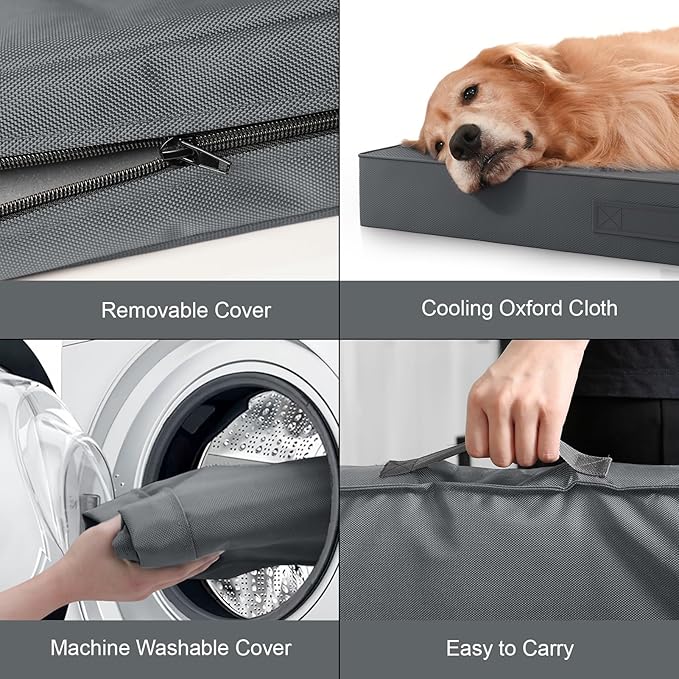 Outdoor Extra Large Dog Crate Bed, XXL Waterproof Dog Bed - Image 6