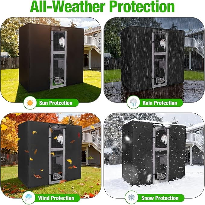 Kingling Outdoor Cat House Cover Fits - Image 8
