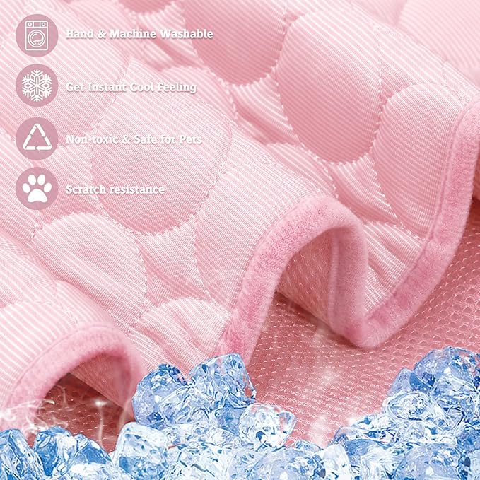 Washable Dog Ice Silk Cooling Mat - Image 7