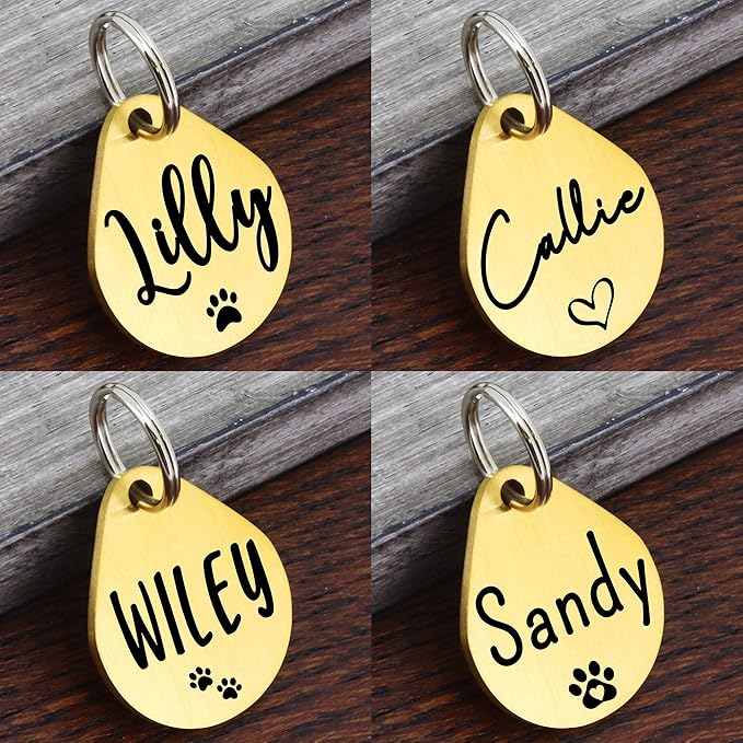 Ultra Joys Dog ID Tag, Custom Dog Tag Personalized Cat Tag, Pet ID Tag - Image 3