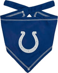 Pets First NFL Indianapolis Colts TIE Bandana, Large/X-Large. Dog Bandana Scarf by PETSFIRST