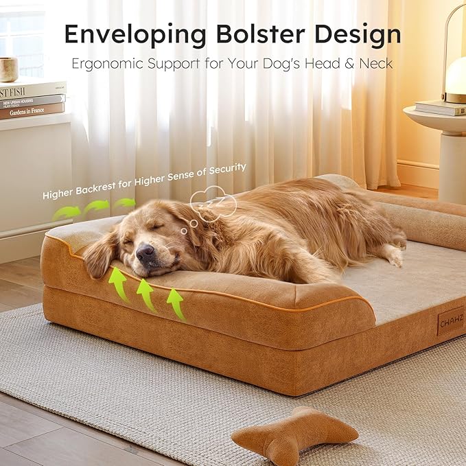 XXL Dog Bed for Extra Large Dogs, Giant Orthopedic Dog Bed - Image 4