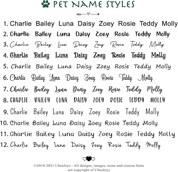 Ultra Joys Custom Personalized Dog ID Tag - Image 5