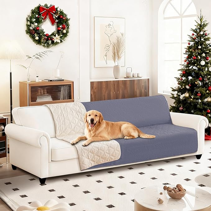 Waterproof Dog Bed Cover, Non-Slip Dog Blanket by CYCMACOHOME