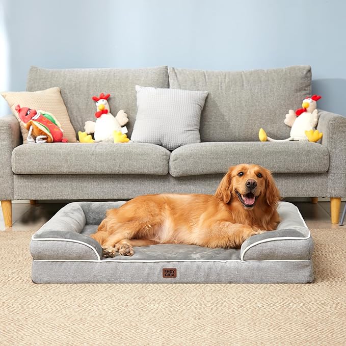 EHEYCIGA Orthopedic Dog Beds Large Sized Dog, Waterproof Memory Foam Pet Bed - Image 8