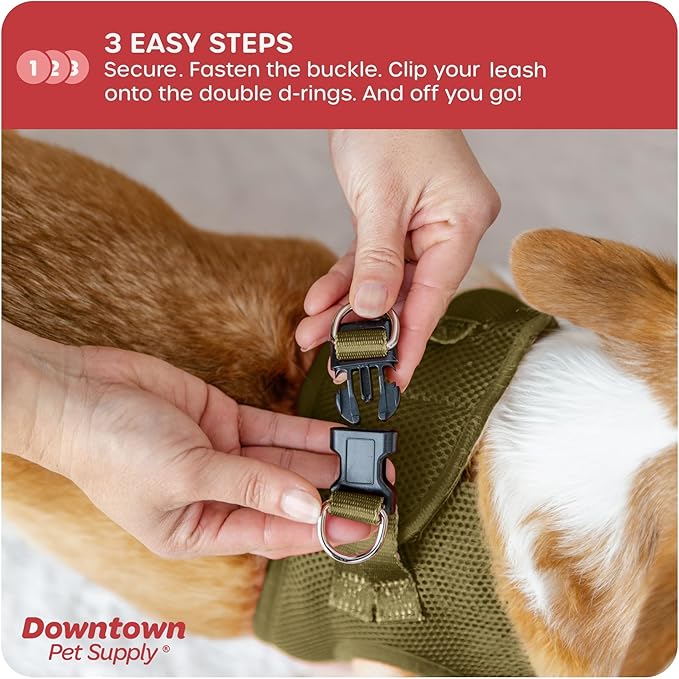 Downtown Pet Supply Step in Dog Harness No Pull, Hunter Green - Image 5