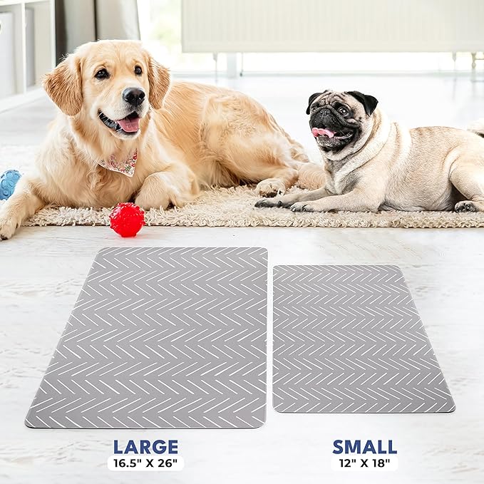 NALALAS Dog Mat for Food and Water, Cat Feeding Mat | Waterproof Dog Bowl Mat | - Image 5