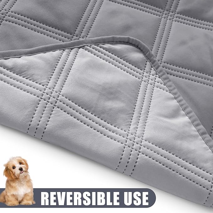 Smiry Waterproof Dog Bed Cover Blanket 68x82, Soft Reversible Pet Blanket - Image 3