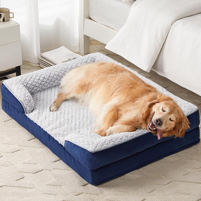 Orthopedic Dog Bed for Extra Large Dogs, Egg Crate Foam Bed for Extra Large Dogs - Image 9