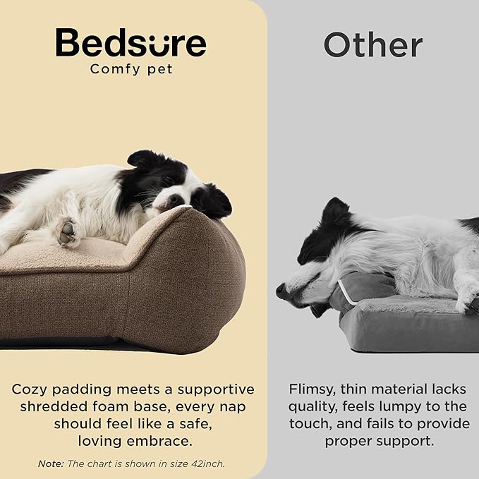 Bedsure SupportMax™ XL Orthopedic Dog Beds Large Sized Dog - Image 3