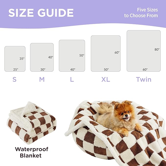 LE SURE Waterproof Dog Blanket for Medium Dogs - Image 5
