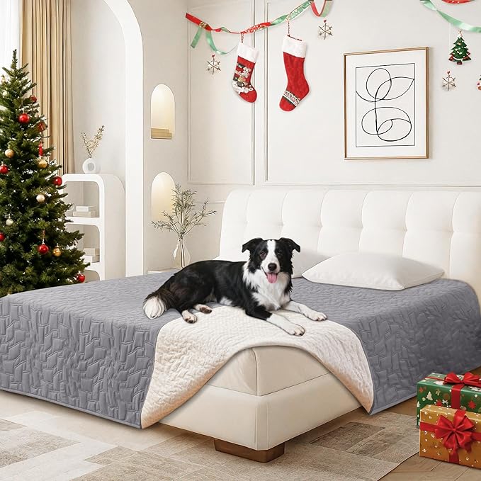 Waterproof Dog Bed Cover Pet Blanket, Soft Couch Cover by CYCMACOHOME