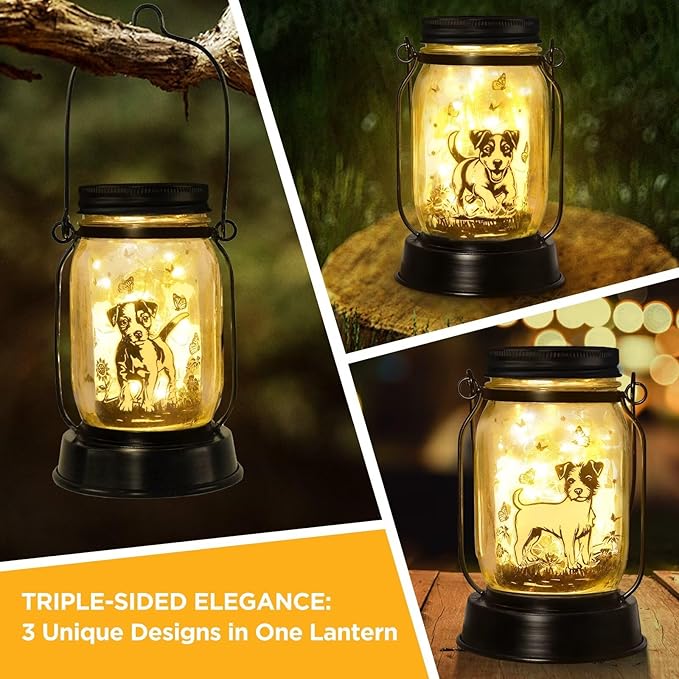Jack Russell Terrier Gifts for Women/Men Jack Russell Terrier Solar Lanterns - Image 4