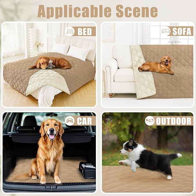 Smiry Waterproof Dog Bed Cover Blanket 30x70, Soft Reversible Pet Blanket - Image 5