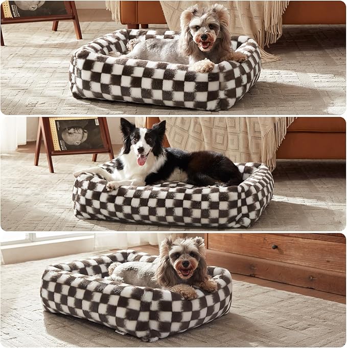 JOEJOY Small Dog Bed for Small Dogs, Rectangle Washable Orthopedic Corduroy - Image 8
