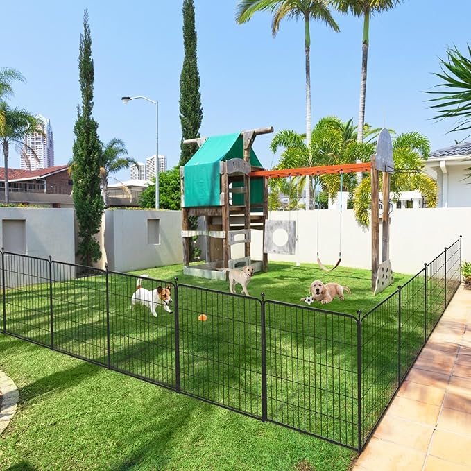 Dog Playpen 40 inch 22 Panels Indoor Outdoor Dog Pen - Image 9