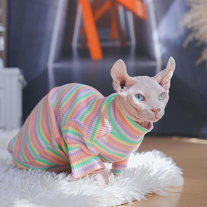 PUMYPOREITY Soft Hairless Cats Clothes - Image 5