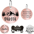 Ultra Joys Stainless Steel Pet ID Tag Dog Name Tags Personalized Front and Back by UltraJoys