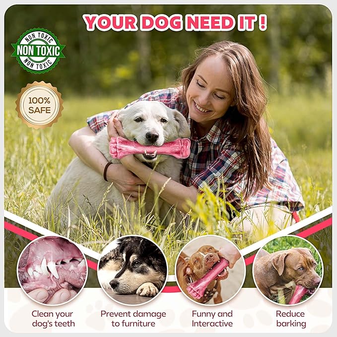 Dog Toys for Aggressive Chewers, Indestructible Dog Bones for Aggressive Chewers - Image 5