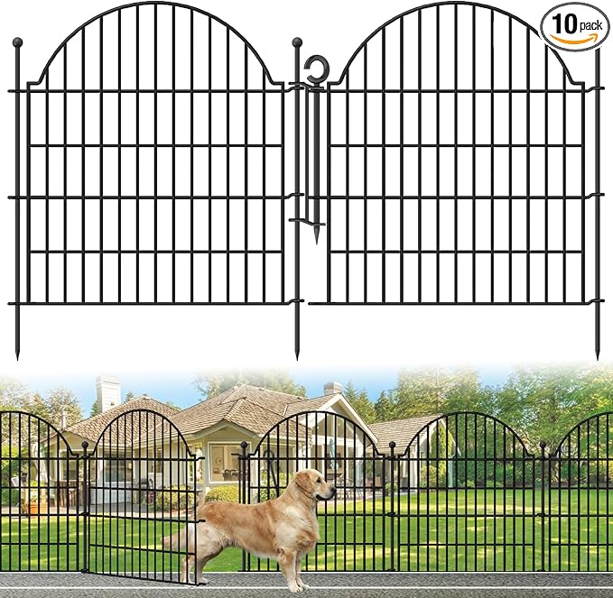 Decorative Metal Garden Fence by Blingluck
