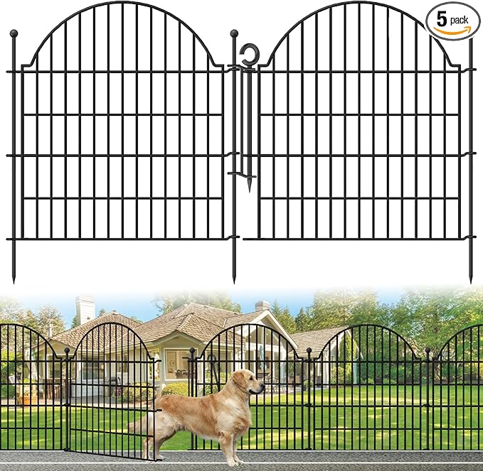Decorative Metal Garden Fence by Blingluck