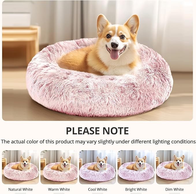 JOLLYVOGUE Calming Small Dog & Cat Bed - Image 6