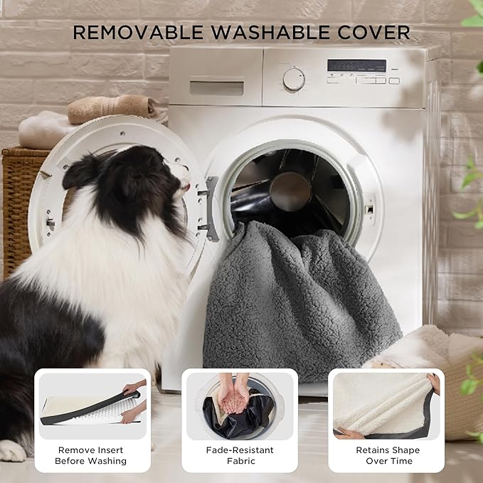Bedsure XL Dog Beds Large Sized Dog -Comfy Flat Extra Large Pet Beds - Image 6