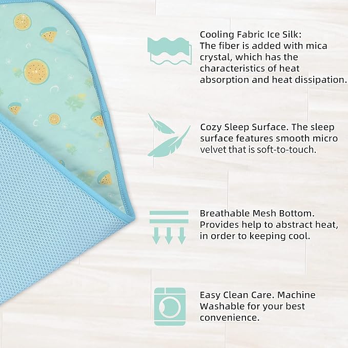 NWK Pet Cooling Mat -39’’ X 27’’ Ice Silk Cooling Mat - Image 5