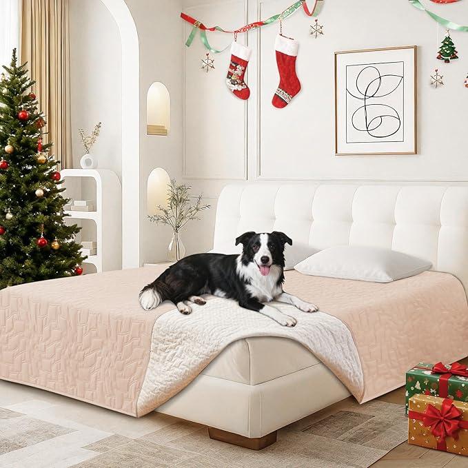 Waterproof Dog Blanket, Non-Slip Soft Pet Bed Cover, Couch Cover by CYCMACOHOME
