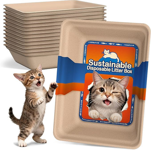 12-Pack Disposable Litter Boxes by Le+Sens+Amazing+Home