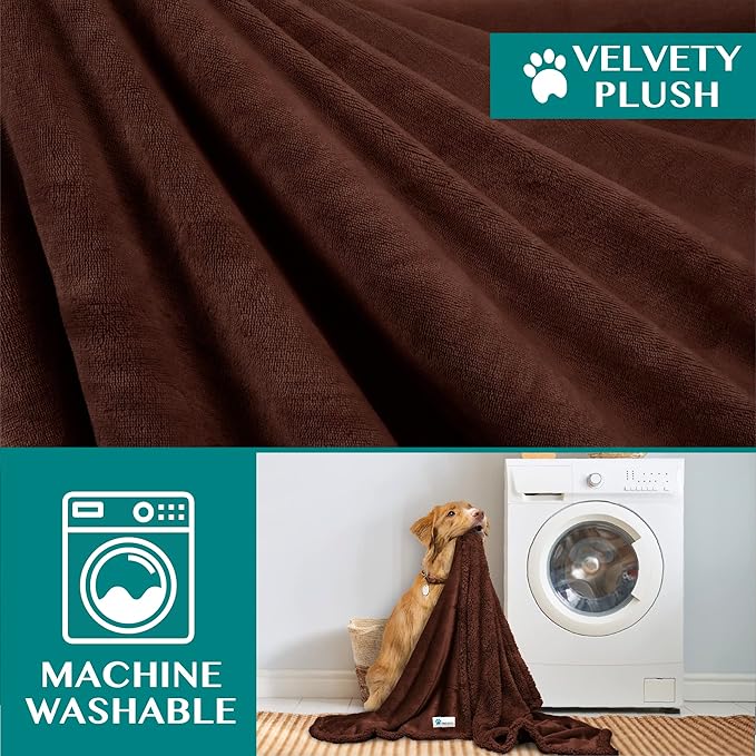 PetAmi Dog Blanket for Bed, XL Pet Blanket Large Dogs, Fleece Furniture Couch - Image 6