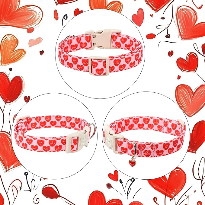 Valentines Dog Collar for Medium Dogs - Image 6