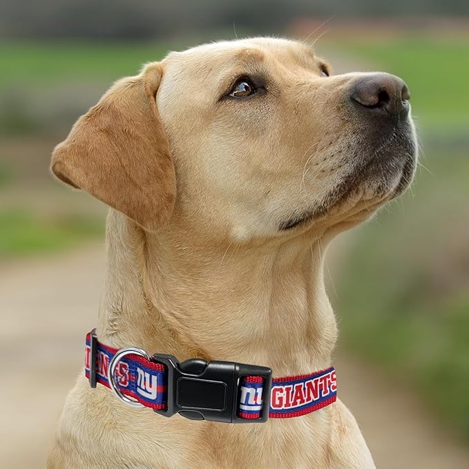 Pets First NFL New York Giants Licensed PET COLLAR, Large - Image 5
