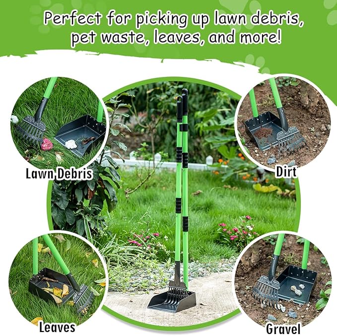 MXF Dog Pooer Scooper Set, 2 in 1 Pet Poop Scooper - Image 6