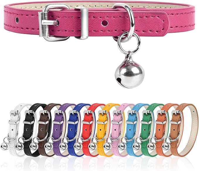 S Dog Collar for Small Dogs Adjustable Dog Collars Cat Collar for Small Medium by Engorgio