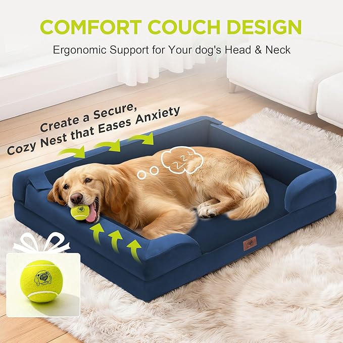 Extra Large Dog Bed, Orthopedic XL Washable Bed - Image 7