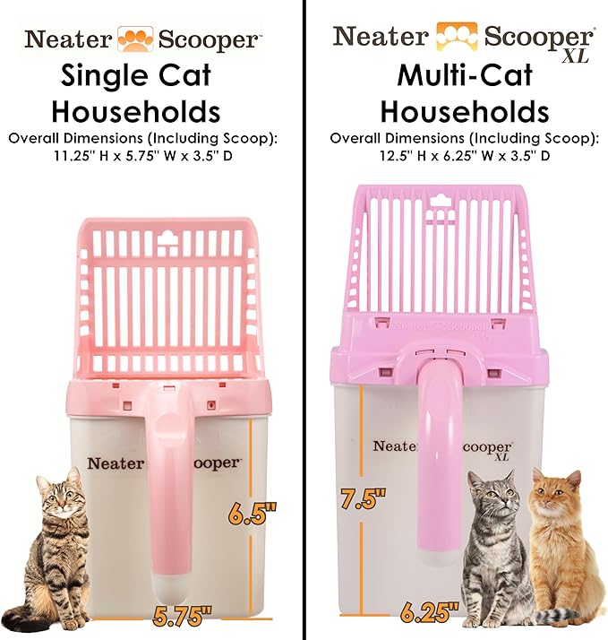 Neater Pet Brands Neater Scooper XL Cat Litter Scoop, 195 Refill Bags – - Image 5