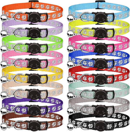 16 PCS Breakaway Cat Collars by QDYU