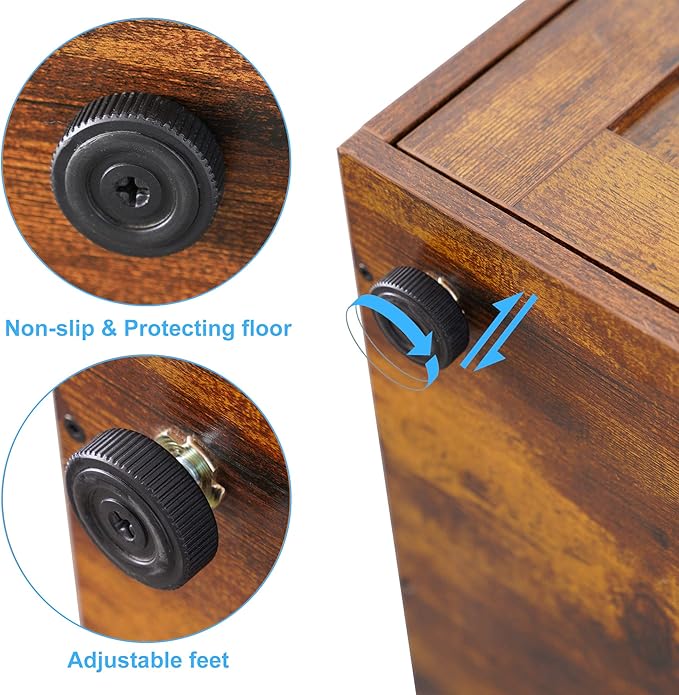 Hey-brother Cat Tree with Litter Box Enclosure, All-in-one Cat Tower - Image 8